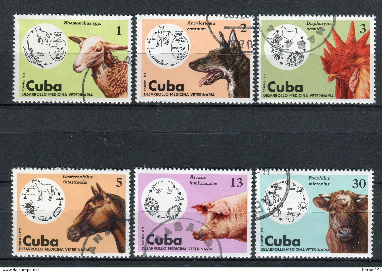 Cuba 1975. Yvert 1886-91 Usado. - Gebraucht
