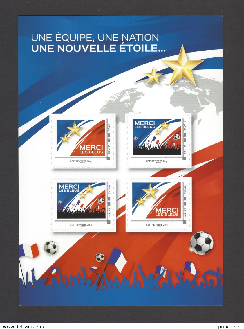 France 2018 - Collector MERCI LES BLEUS - Unused Stamps