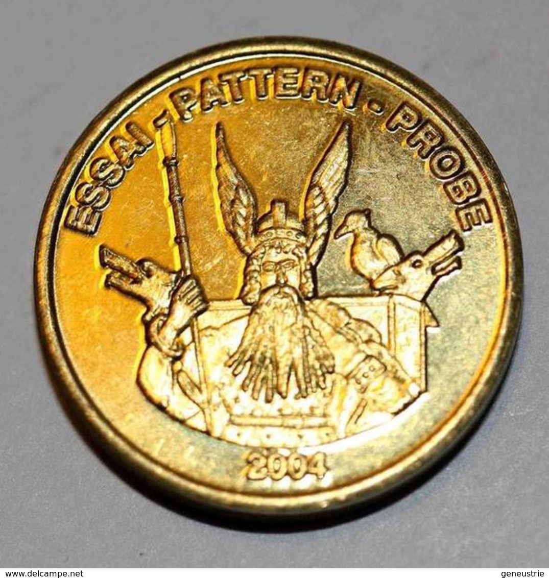 Europ Ceros - Islande - 2004 BU EURO PATTERN EURO ESSAI 10 Cents - Poney Pony / Viking Odin (?) 10 Euro Cent - Pruebas Privadas
