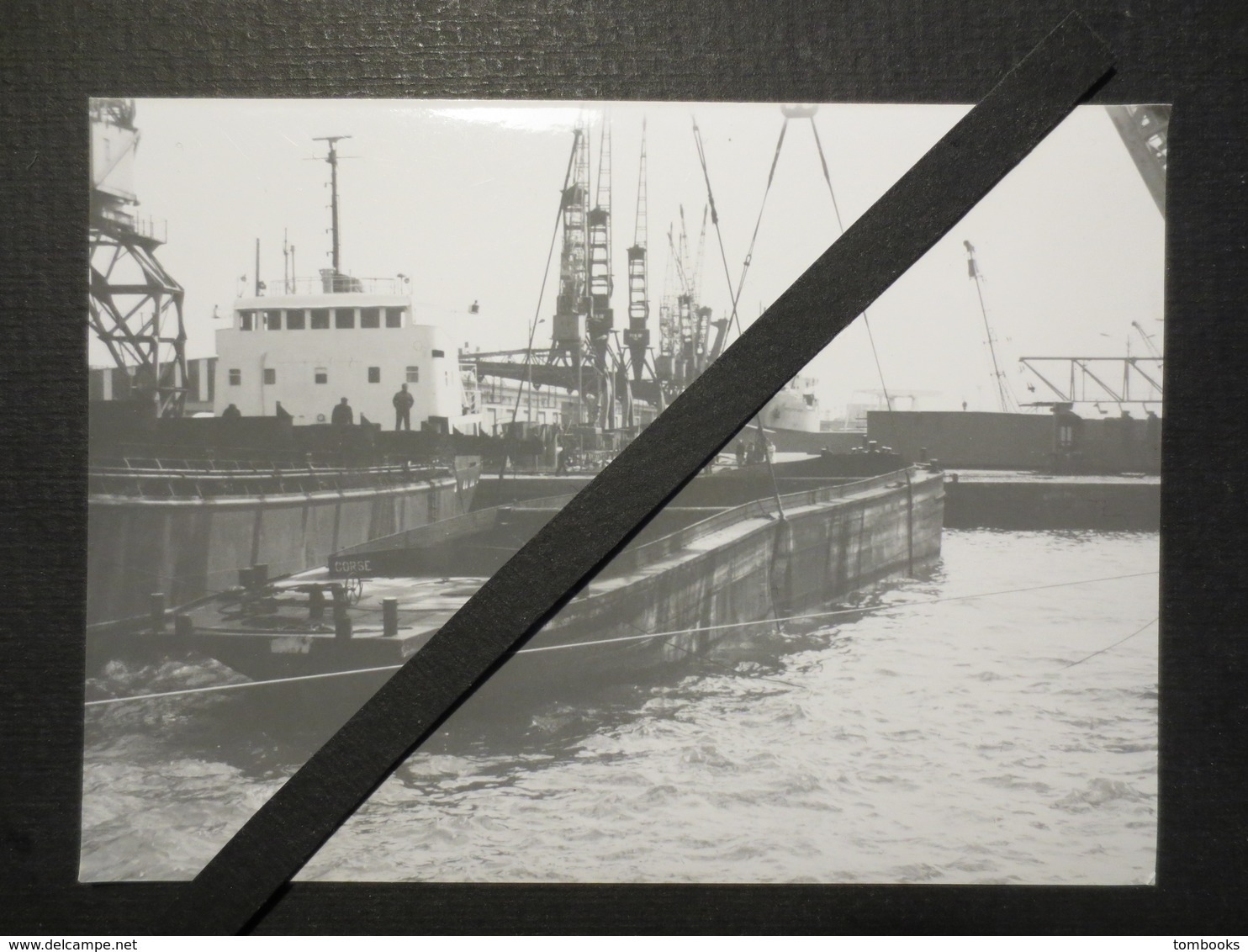 Le Havre - Photo Originale - Renflouement Port Du Havre - Barge " Corse " B.E - Bateaux