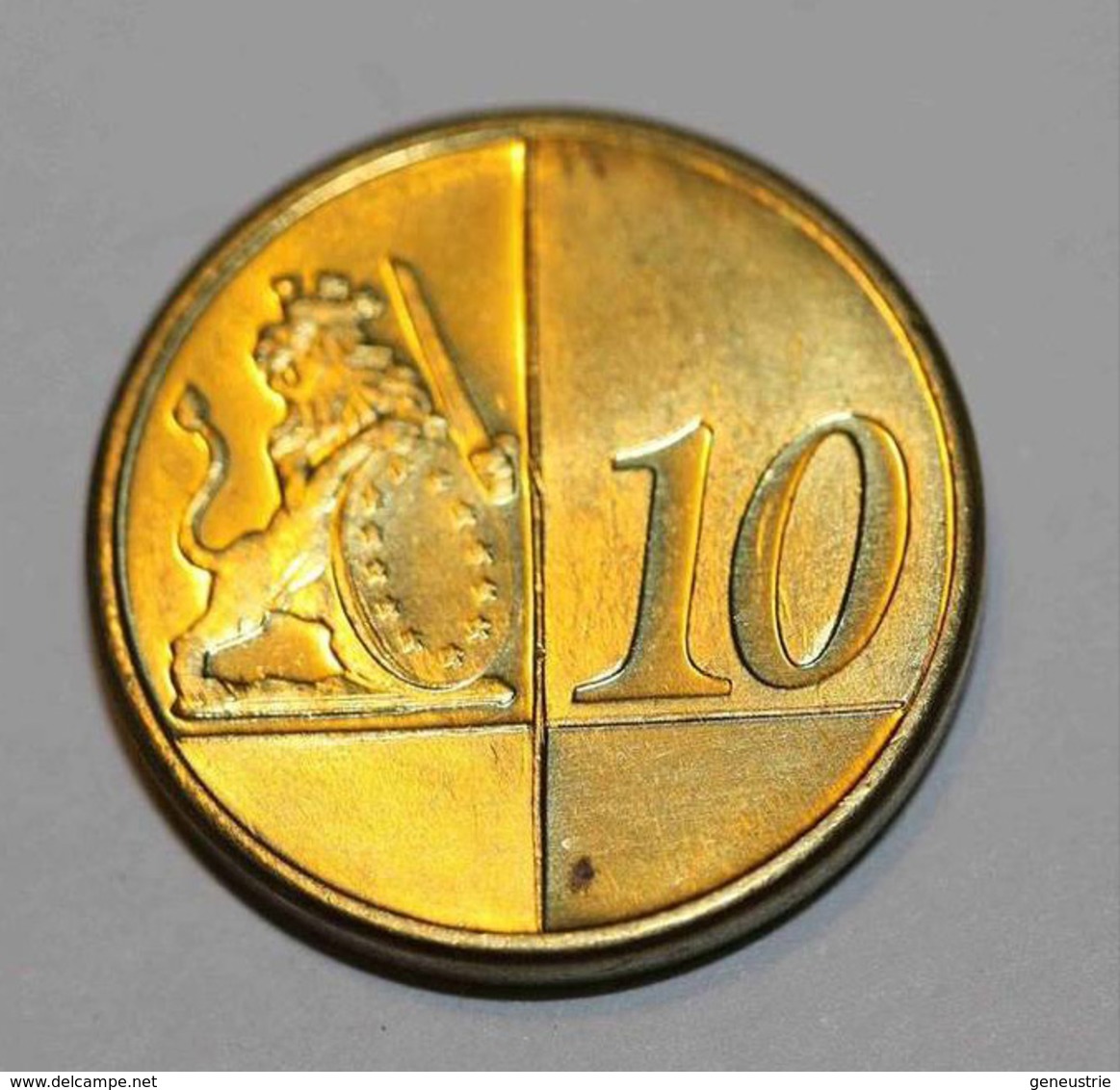 GIBRALTAR 2004 BU EURO PATTERN EURO ESSAI 10 Cents - 10 Euro Cent - Privatentwürfe