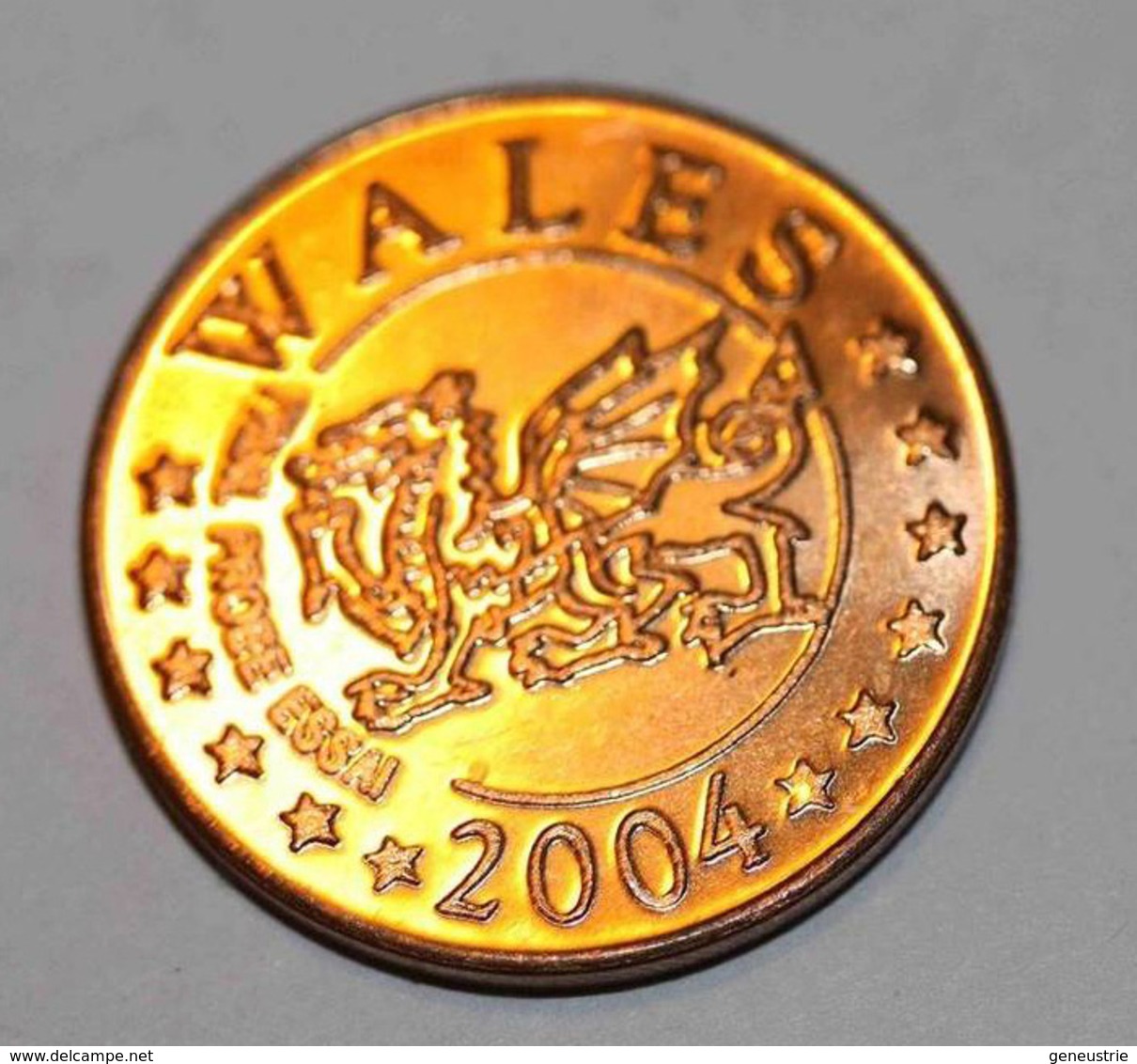 Wales - Pays De Galles 2004 BU EURO PATTERN EURO ESSAI 5 Cents - 5 Euro Cent - Essais Privés / Non-officiels