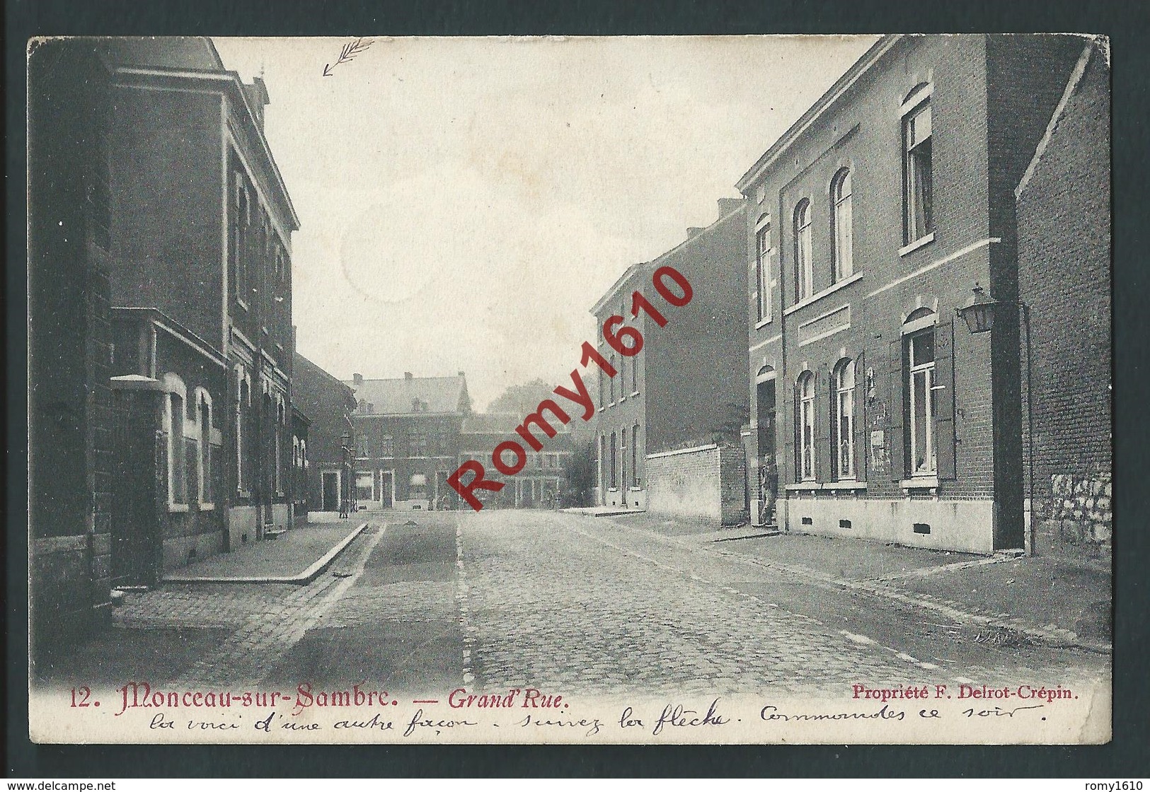 Monceau-sur-Sambre. Grand'Rue. Voir Les 2 Scans. - Charleroi