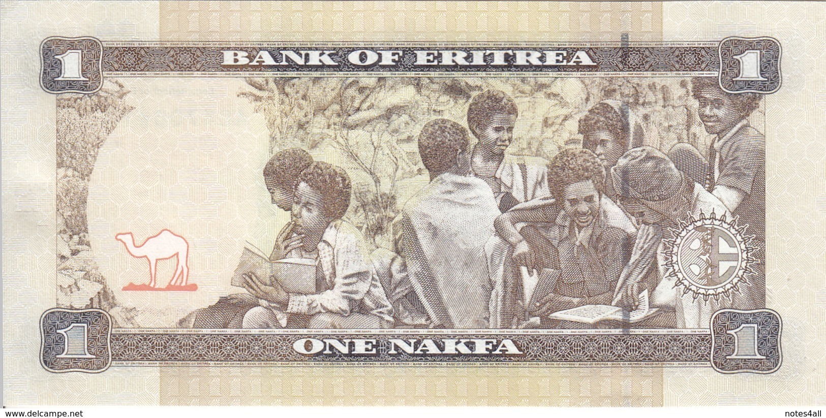 ERITREA 1 NAKFA 2015 P-13 Lot X5 UNC Notes */* - Eritrea