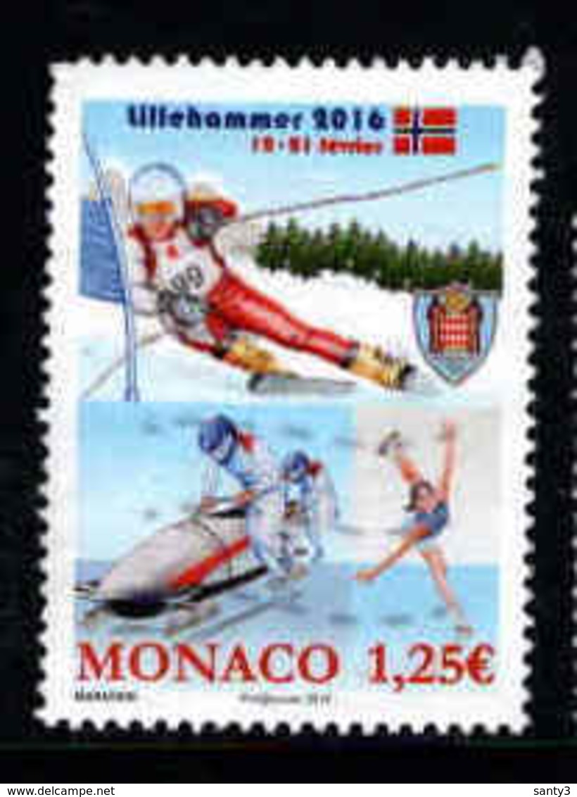 Monaco, Yv 3018   Année 2016, Oblitéré, Haute Valeur. - Used Stamps