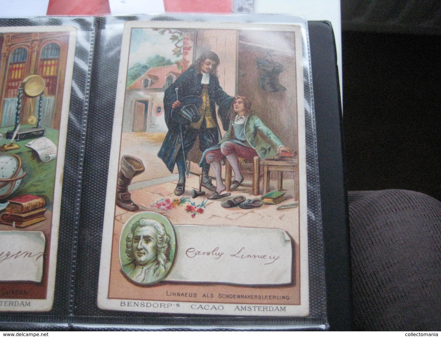 5 Cards,  14cm X 9cm  Advertising  C1890  CACAO COCOA BENSDORP Chocolate, Famous WRITERS, Literature VG - Other & Unclassified