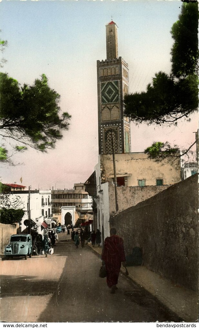 Morocco, TANGIERS, The Great Mosque Of The Grand Socco (1960s) Islam Postcard - Liberia