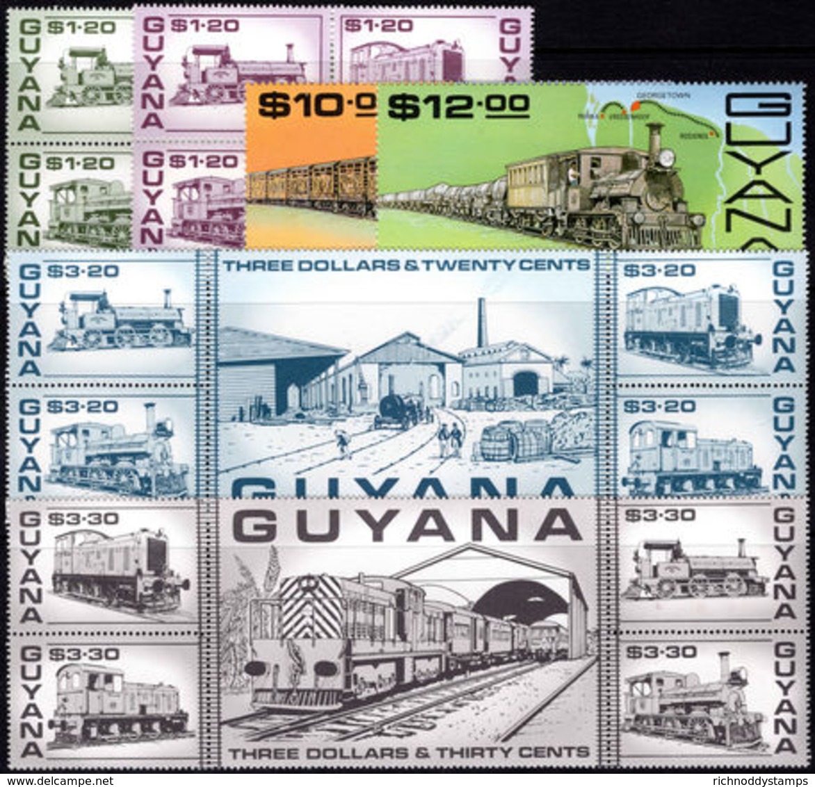 Guyana 1987 Guyana Railways Unmounted Mint. - Guyana (1966-...)