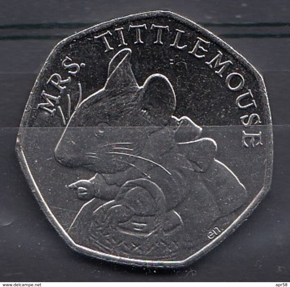 2018 Mrs Tittlemouse - 50 Pence