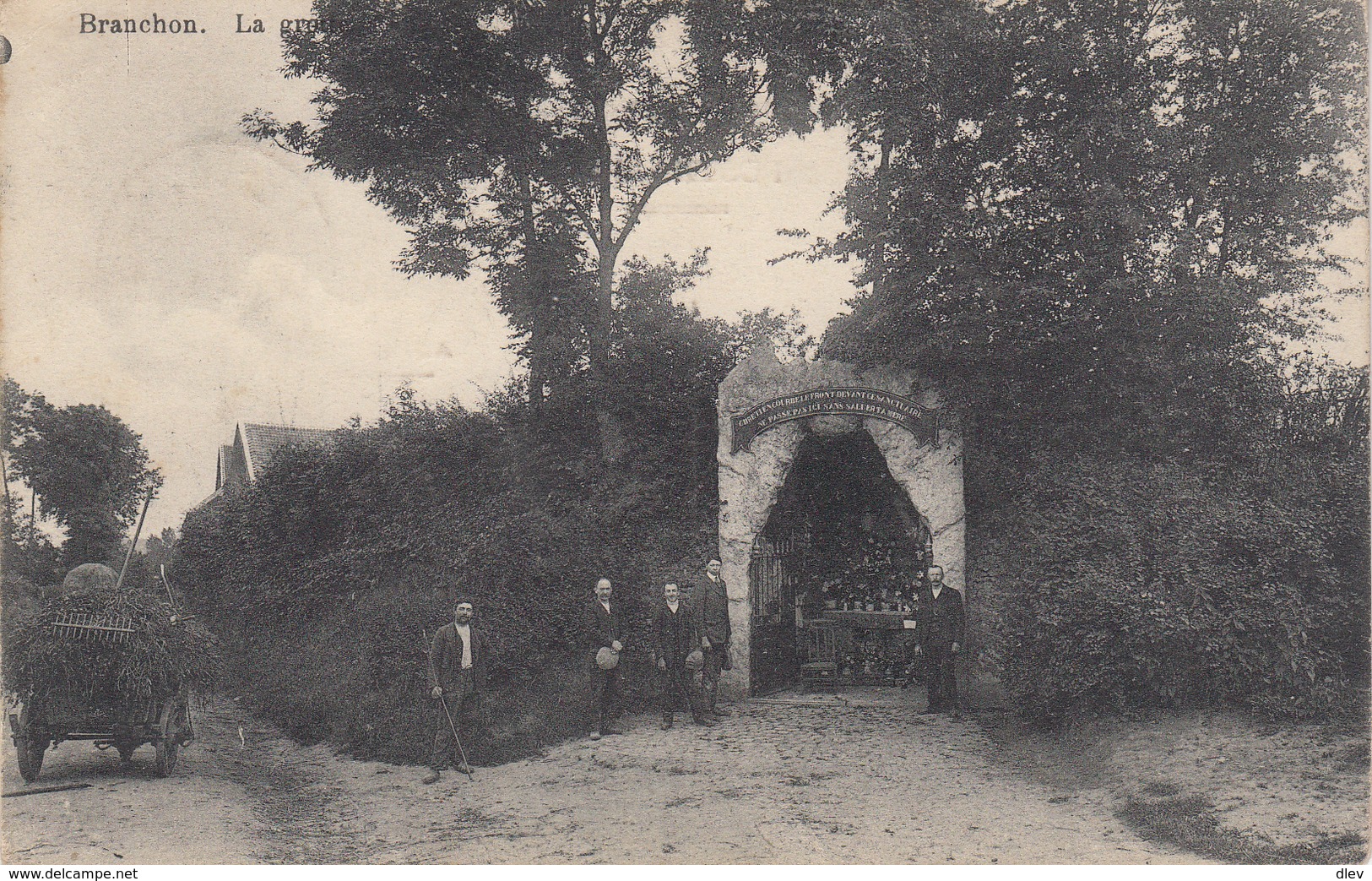 Branchon - La Grotte - Animé - 1912 - Edit. N. Laflotte, Bruxelles - Eghezée