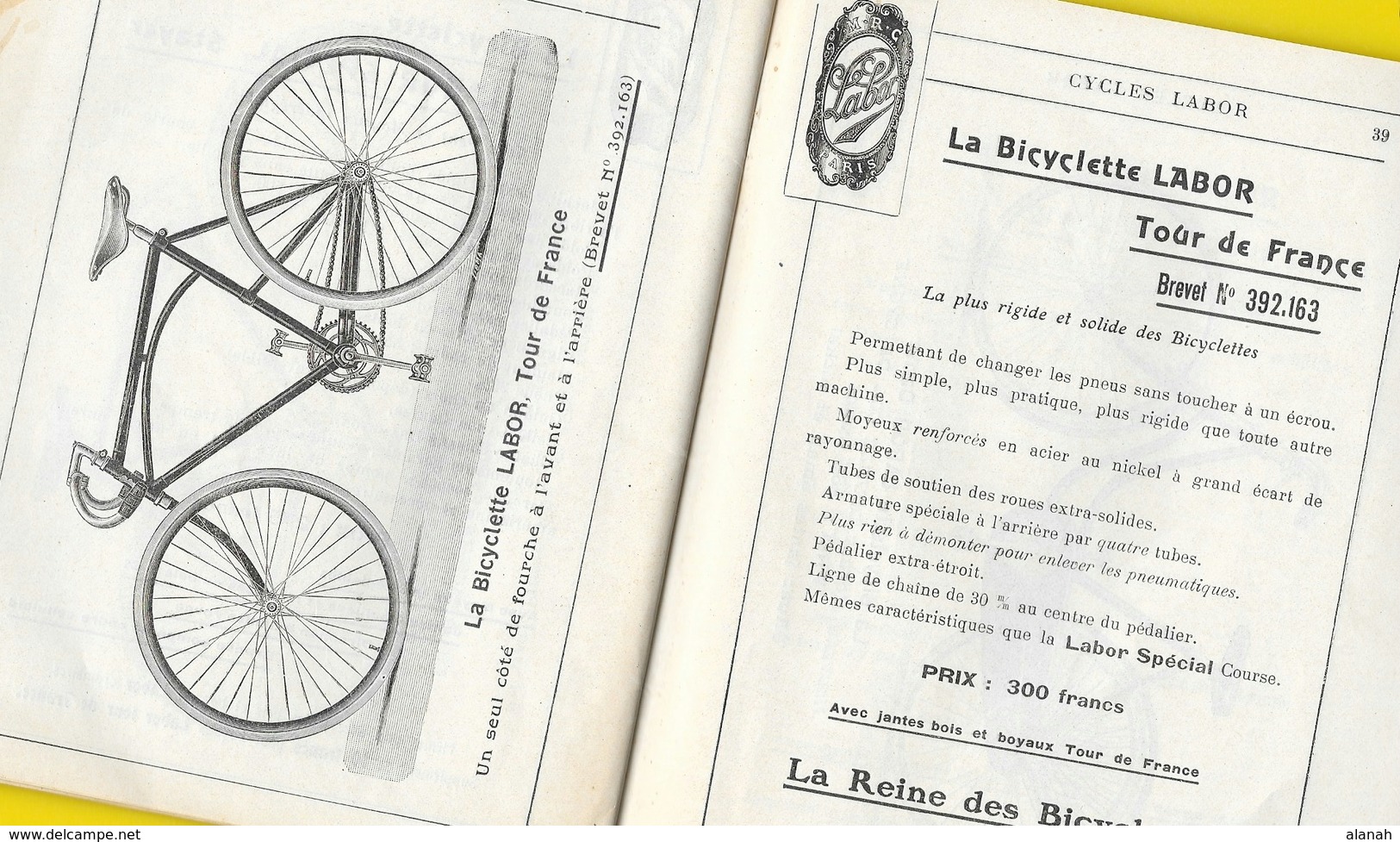 Catalogue 1909 Cycles "LABOR" Machines à coudre Photos Schilles, Godard...48 Pages + Couverture Format 17 x 14 cm env..