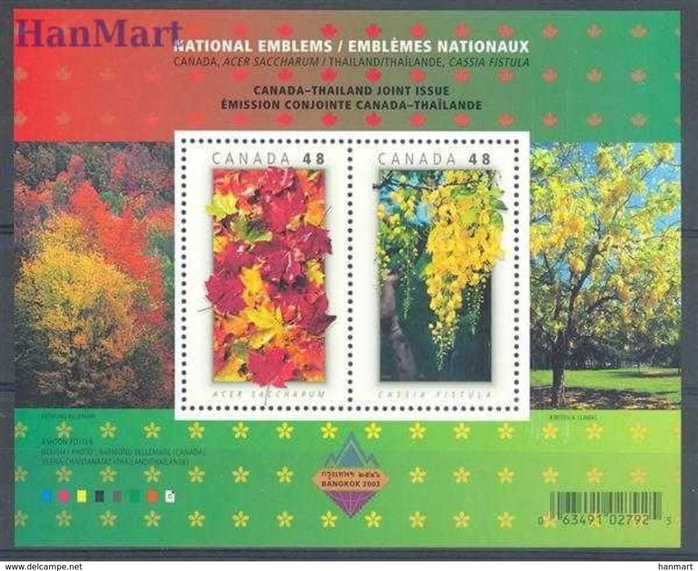 Canada 2003 Mi Bl 64 MNH ( ZS1 CNDbl64dav144A ) - Andere & Zonder Classificatie