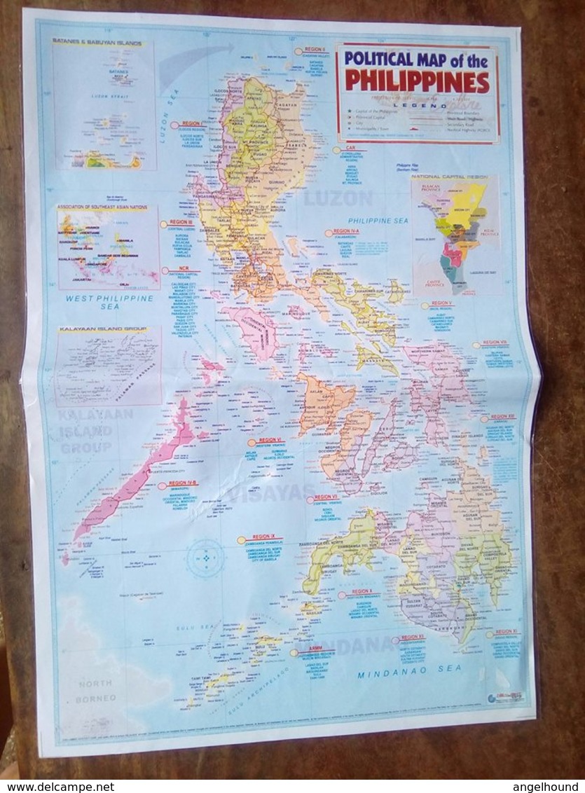 Political Map Of The Philippines - Cartes Topographiques