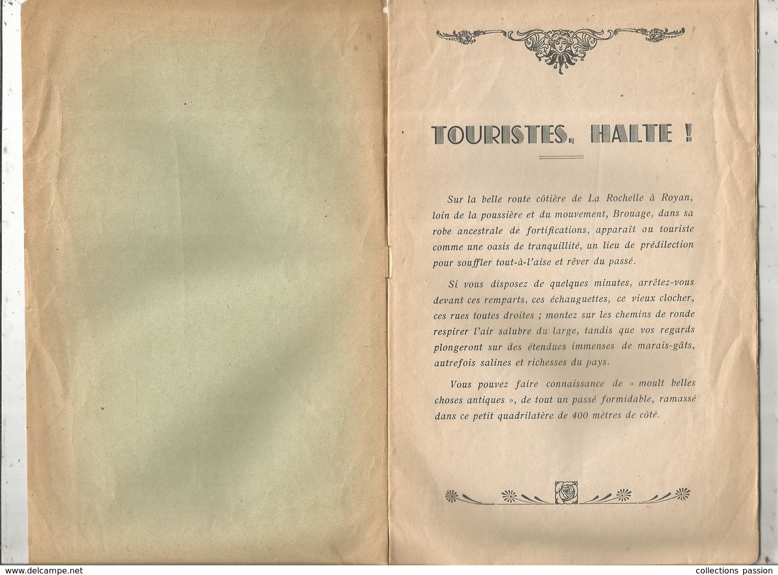 Régionalisme,Poitou-Charente, Pages D'histoire ,BROUAGE , Yves BREIZ , Charente Maritime, 4 Scans, Frais Fr 2.95 E - Poitou-Charentes