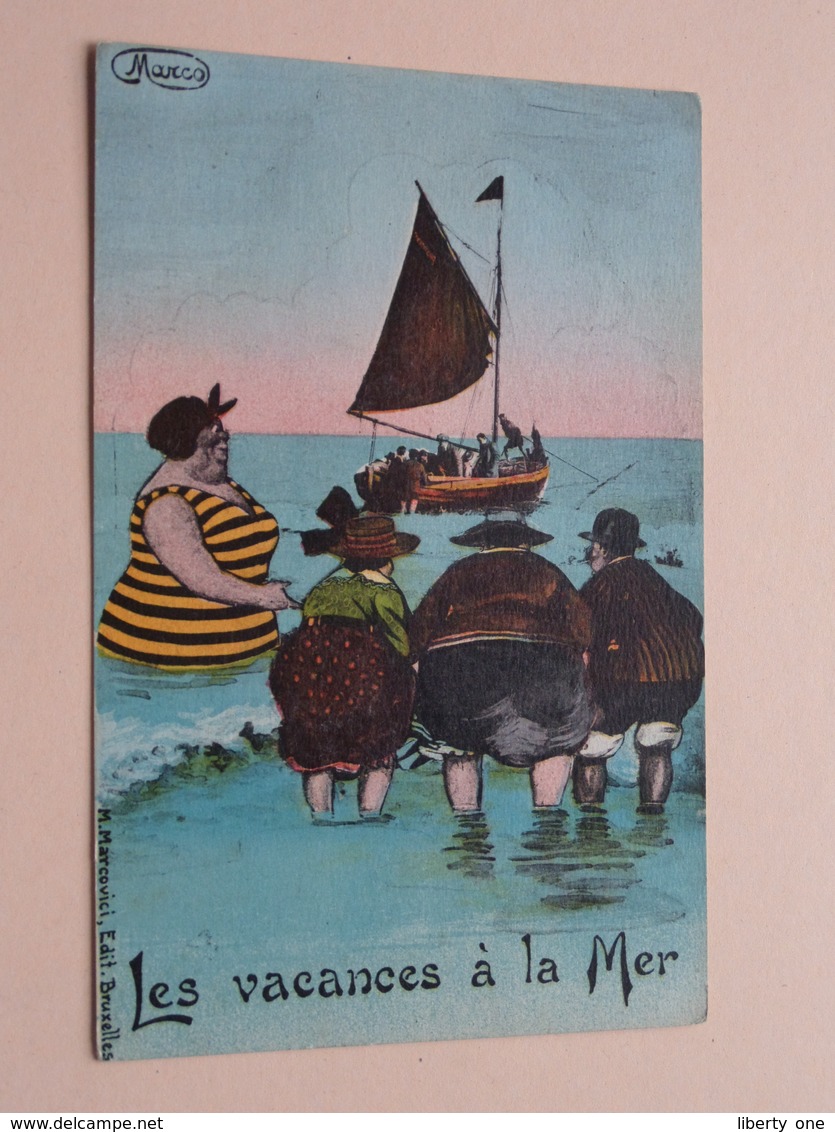 Les Vacances à La Mer ( Marco Marcovici ) Anno 19?? ( Zie/voir Photo ) ! - Humour