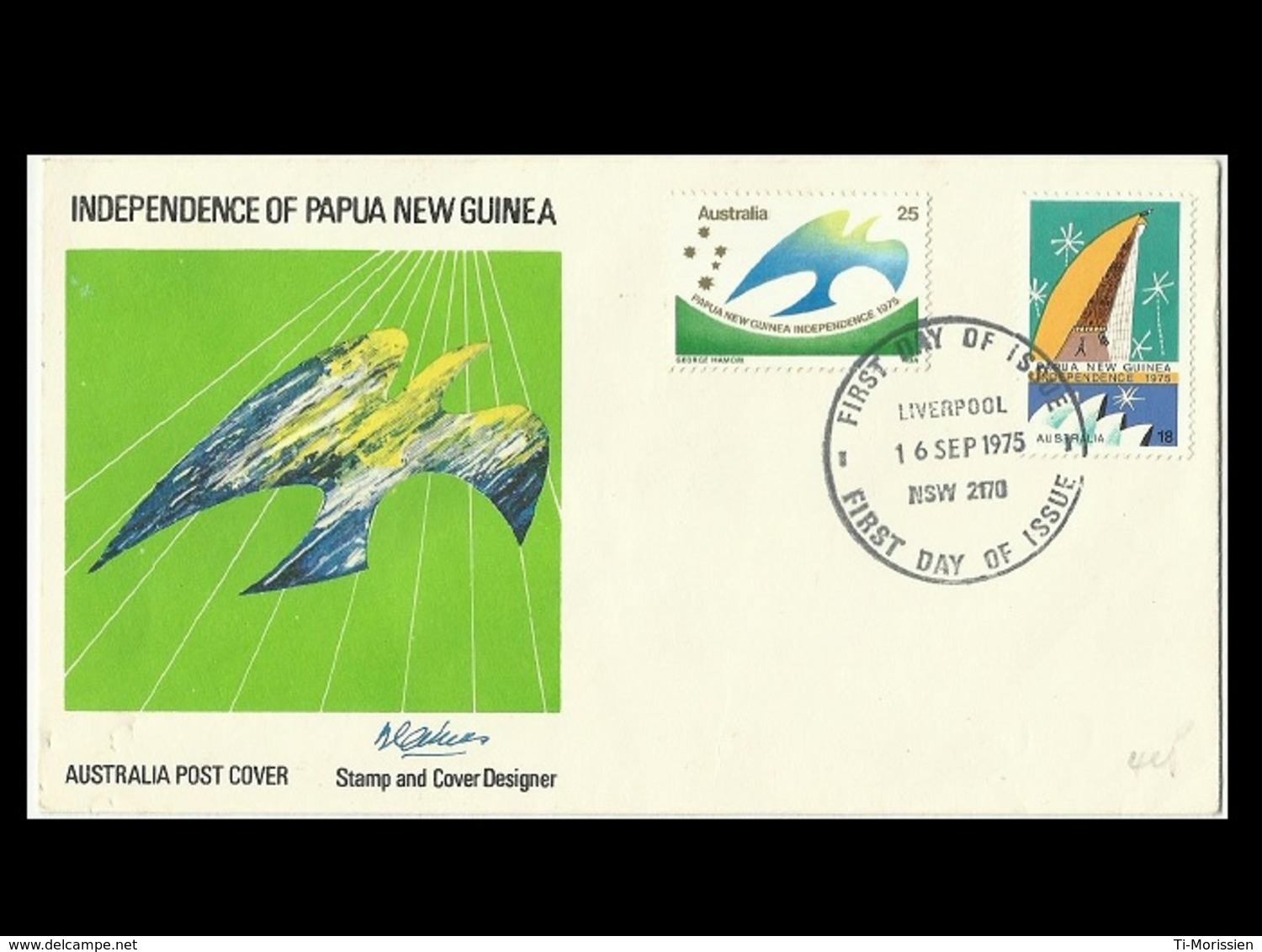 Papua New Guinea 1975 Independence FDC - Papua New Guinea