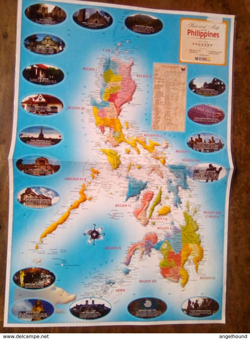 Historical Map Of The Philippines - Cartes Topographiques