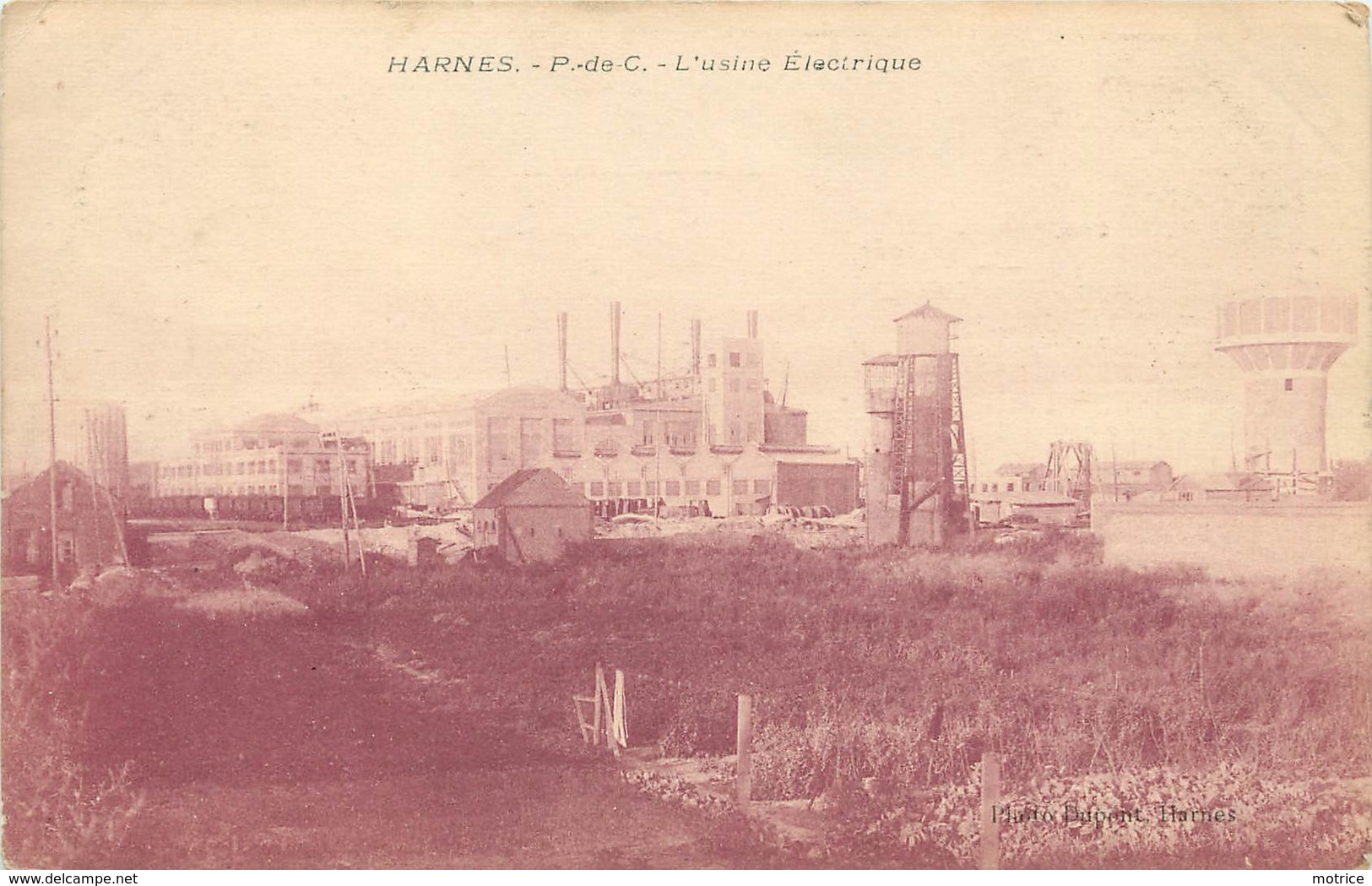 HARNES - L'usine électrique, Château D'eau. - Harnes