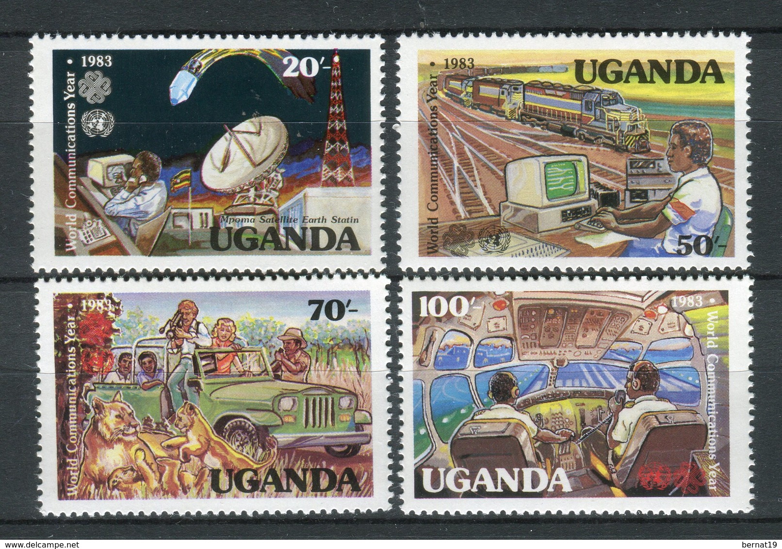 Uganda 1983. Yvert 326-29 ** MNH. - Uganda (1962-...)