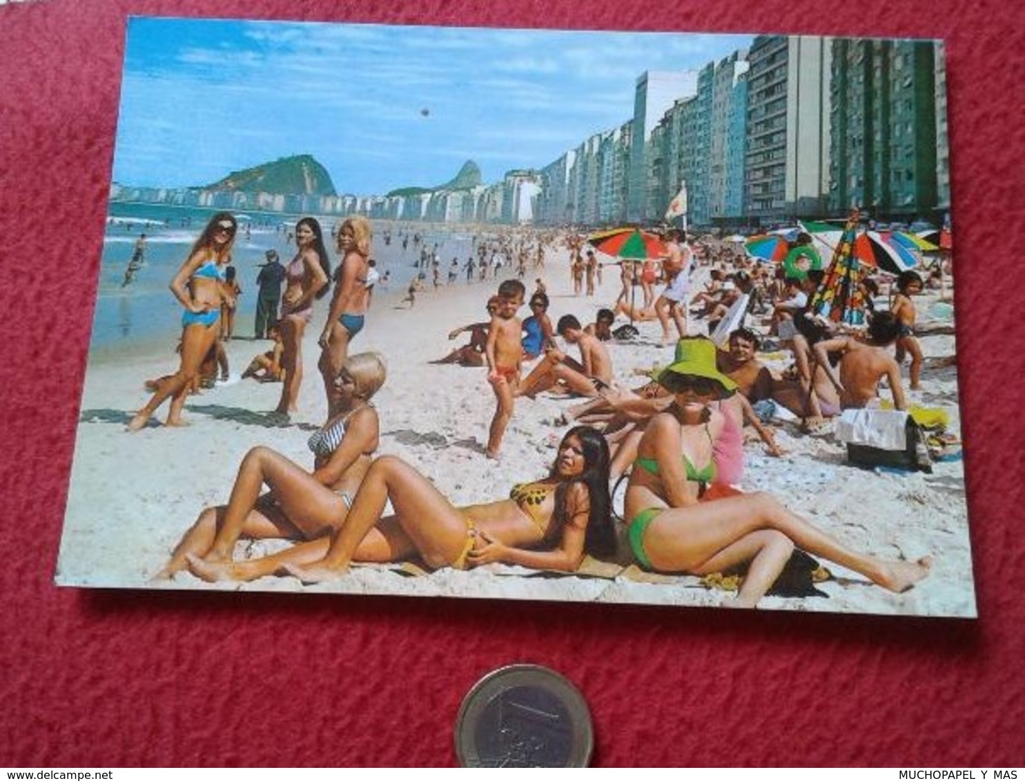 POSTAL POST CARD CARTE POSTALE RIO DE JANEIRO BRASIL PRAIA PLAYA BEACH COPACABANA EDITORA BRASILEIRA TURISMO BRAZIL VER - Copacabana