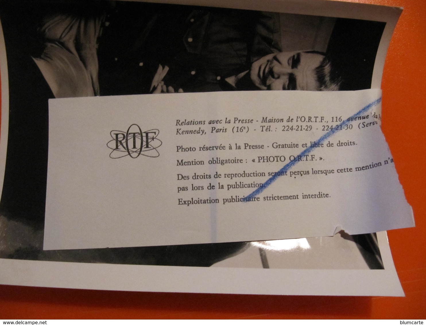 Photo O.R.T.F. - MARILYN MONROE - CLARK GABLE : LES DESAXES - Format : 18 X 13 Cm - Célébrités