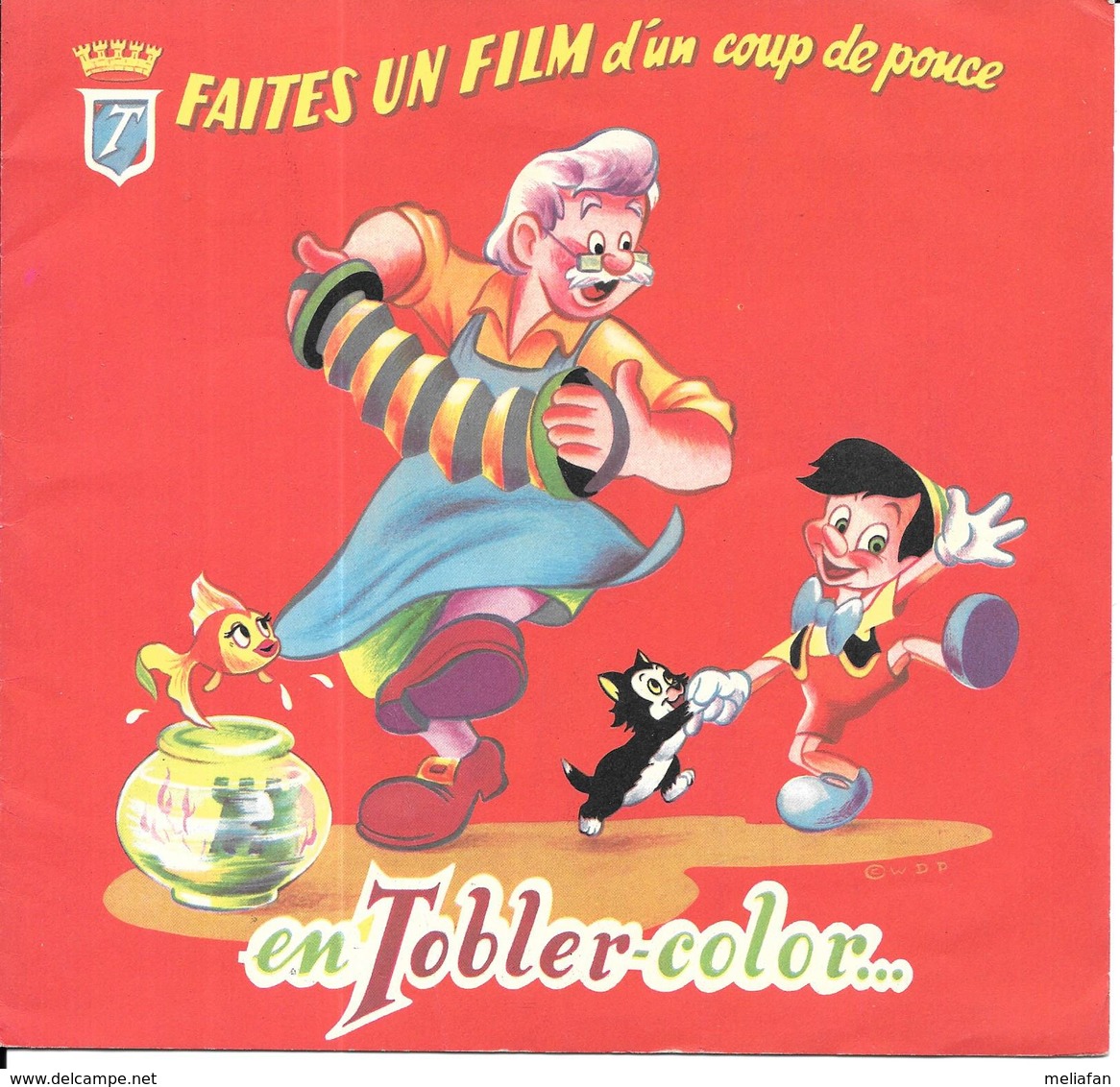 BJ46 - ALBUM COLLECTEUR CHOCOLAT TOBLER - PINOCCHIO - VIDE - Albums & Catalogues