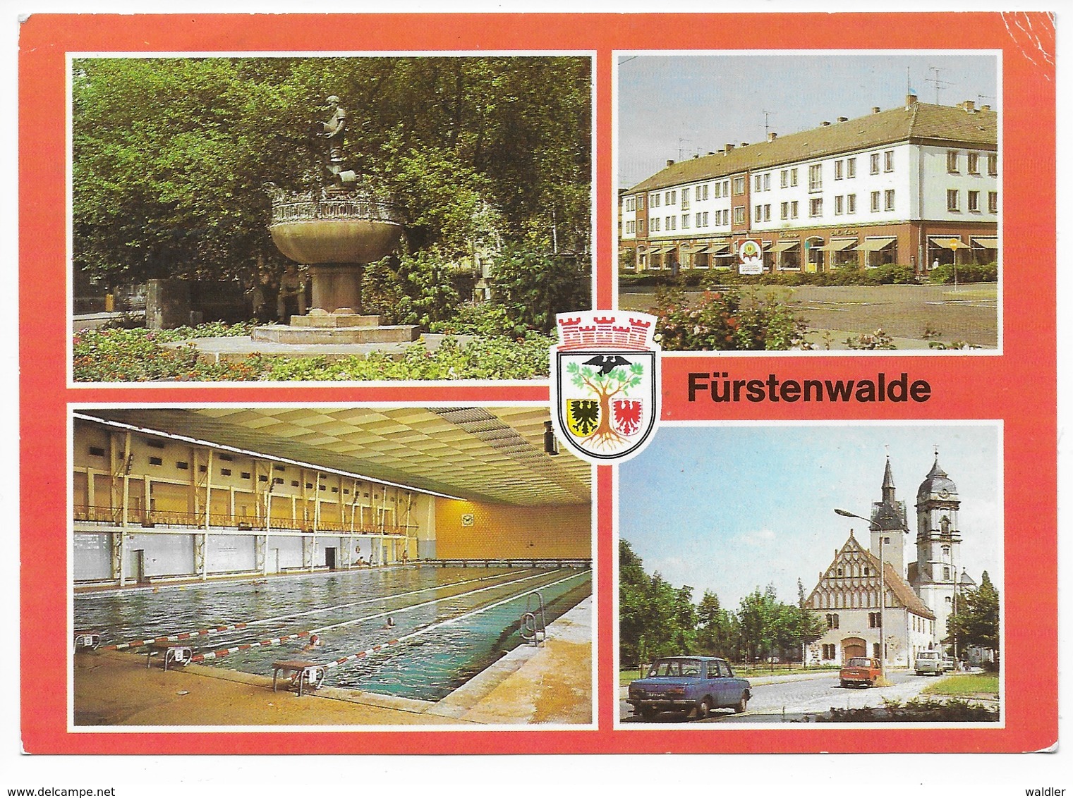 1240  FÜRSTENWALDE / SPREE  1985 - Fuerstenwalde