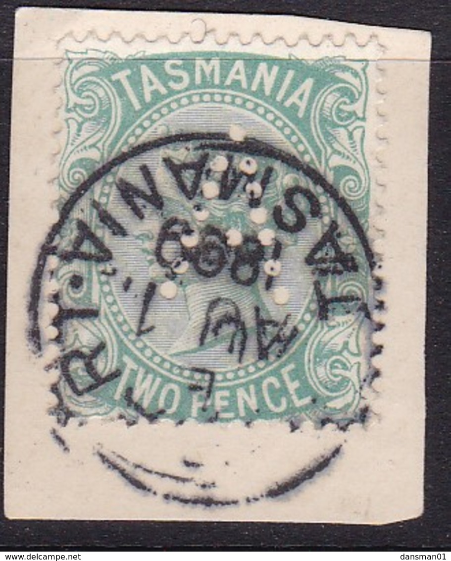 Tasmania 1878 P.14 SG 157a Used Perf A - Used Stamps