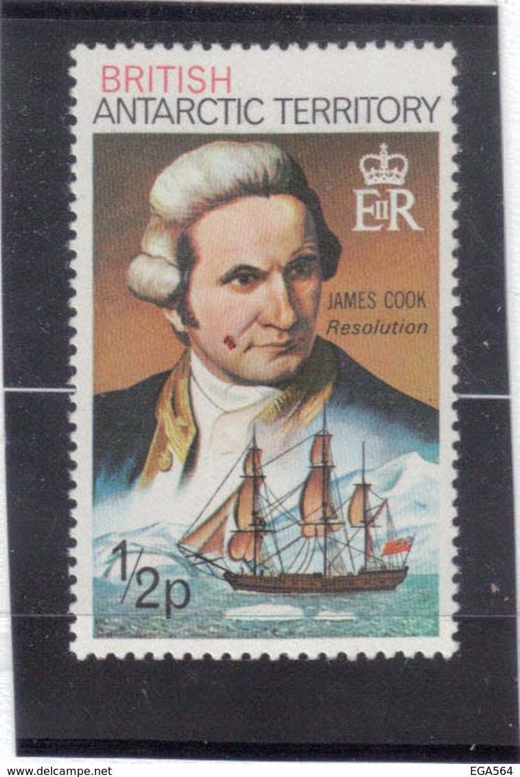 B12 - BAT - JAMES COOK Et RESOLUTION ** MNH De 1975 - - Neufs