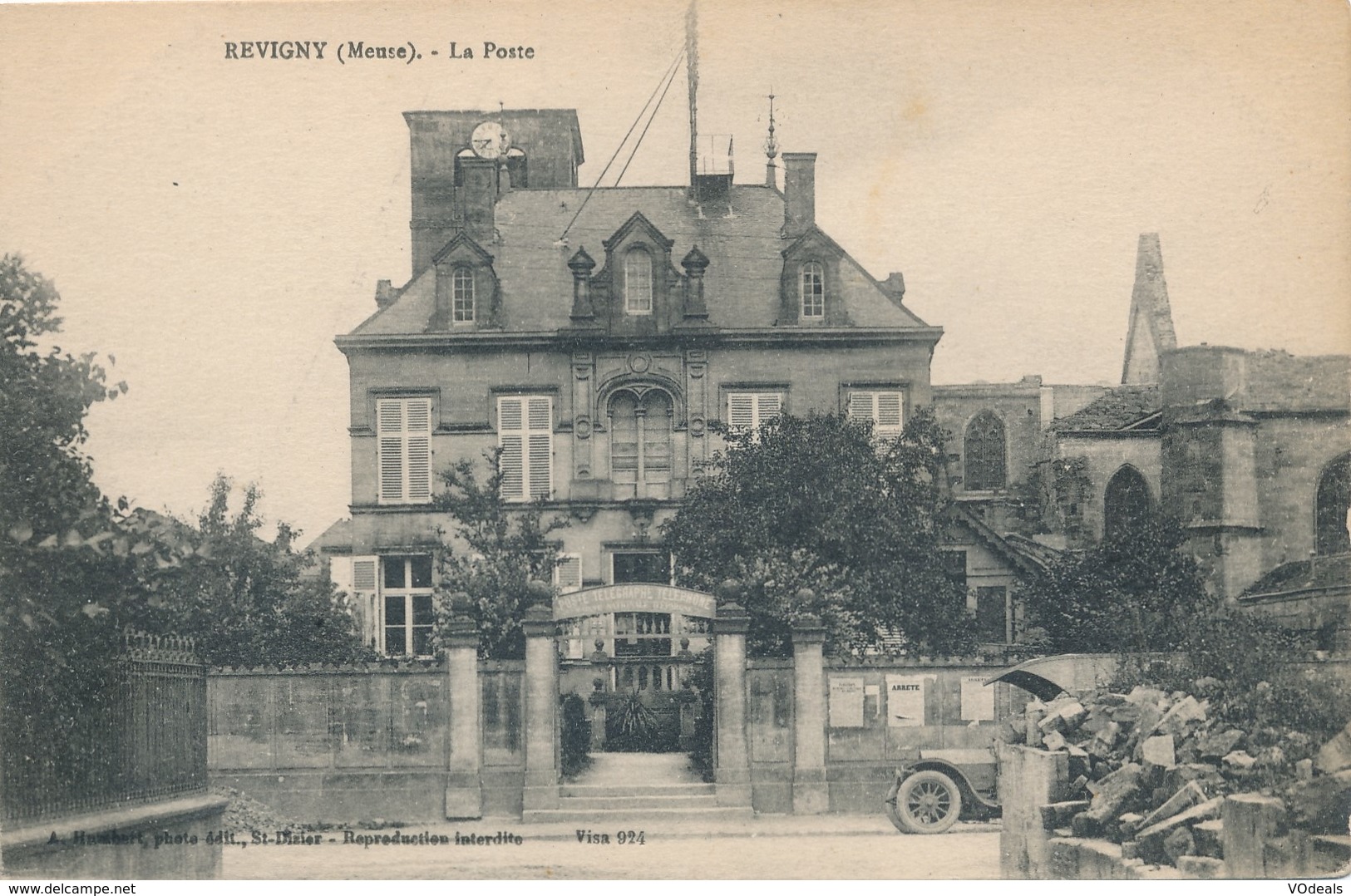 CPA - France - (55) Meuse - Revigny - La Poste - Revigny Sur Ornain