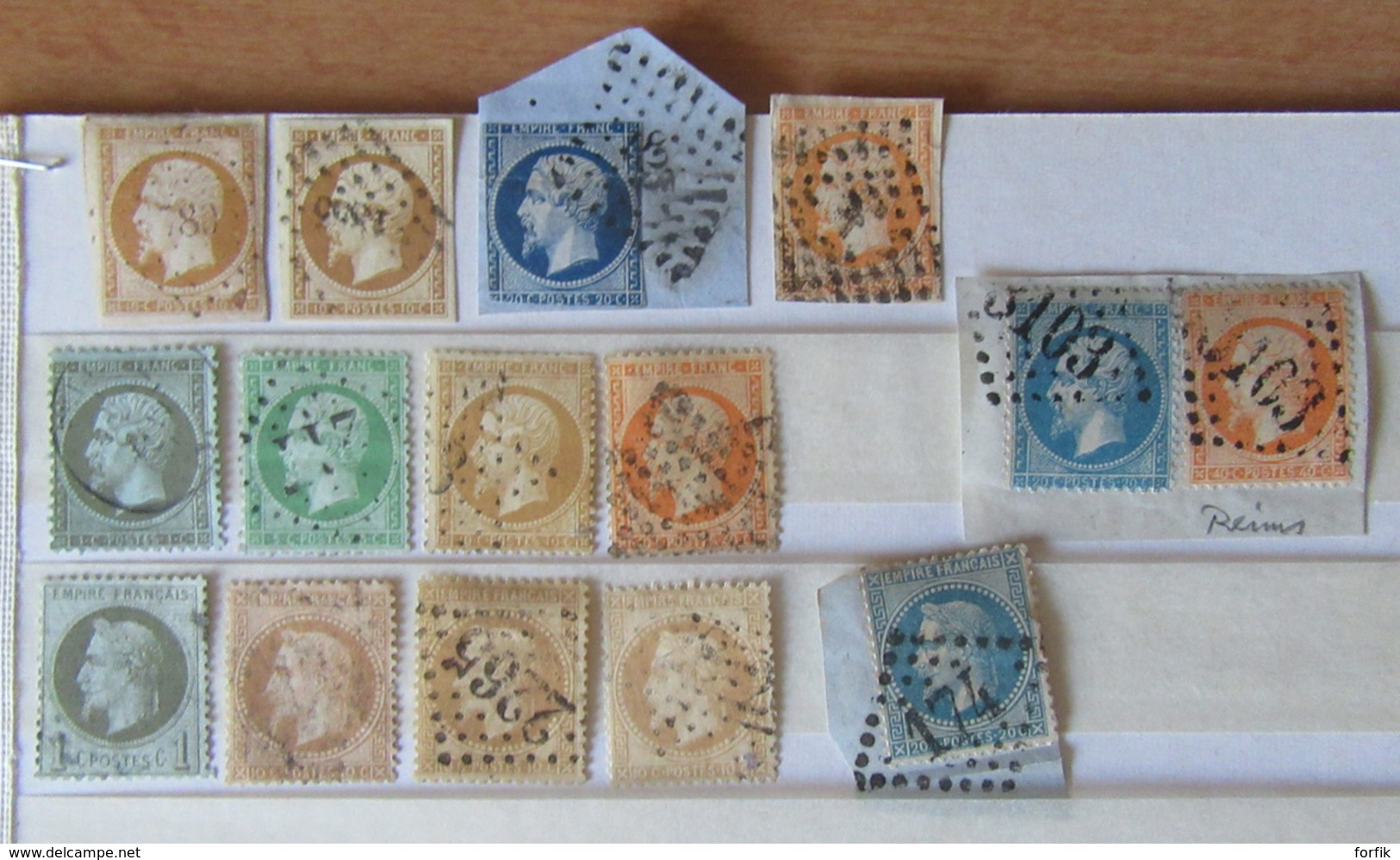 France - Collection De 52 Timbres Classiques Cérès, Napoléon, Sage Oblitérés - 1c à 1 Franc - à étudier - Tous états - Collections