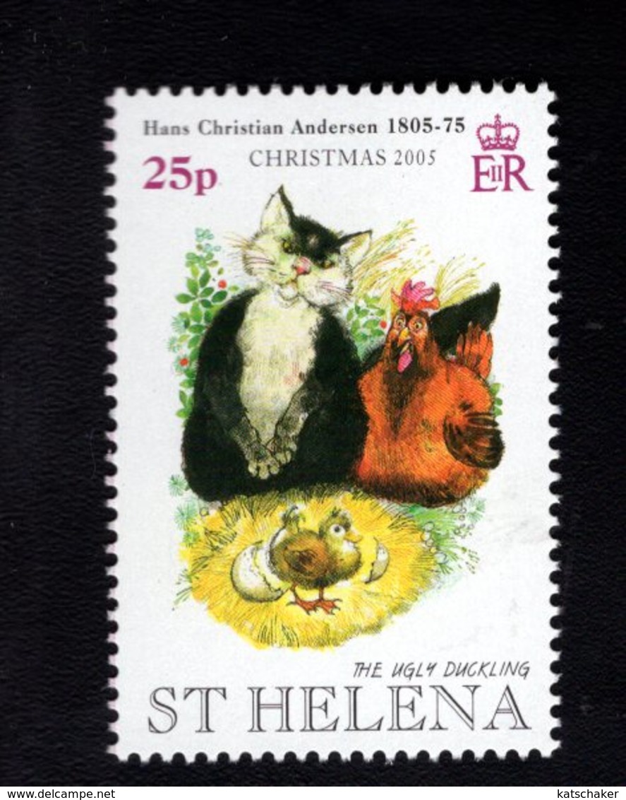 693919972 ST. HELENA POSTFRIS MINT NEVER HINGED POSTFRISCH EINWANDFREI SCOTT 881 THE UGLY DUCKLING HOUSECAT - Sainte-Hélène