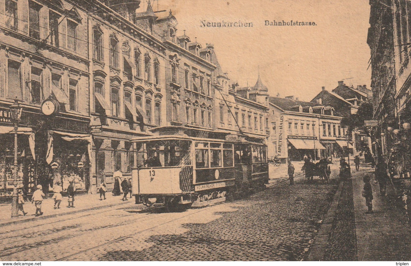 Neunkirchen - Bahnhofstrasse - Tram - Kreis Neunkirchen