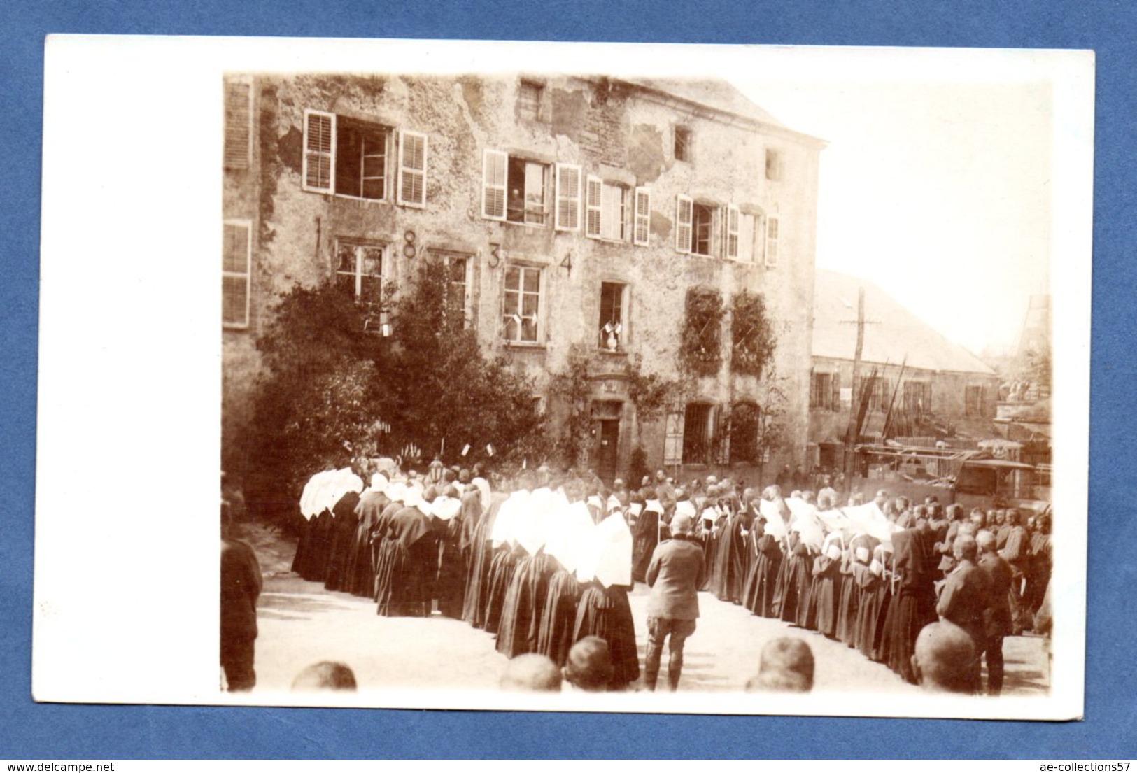 Carte Photo  - Messe En Plein Air --endroit éxact à Identifier - War 1914-18