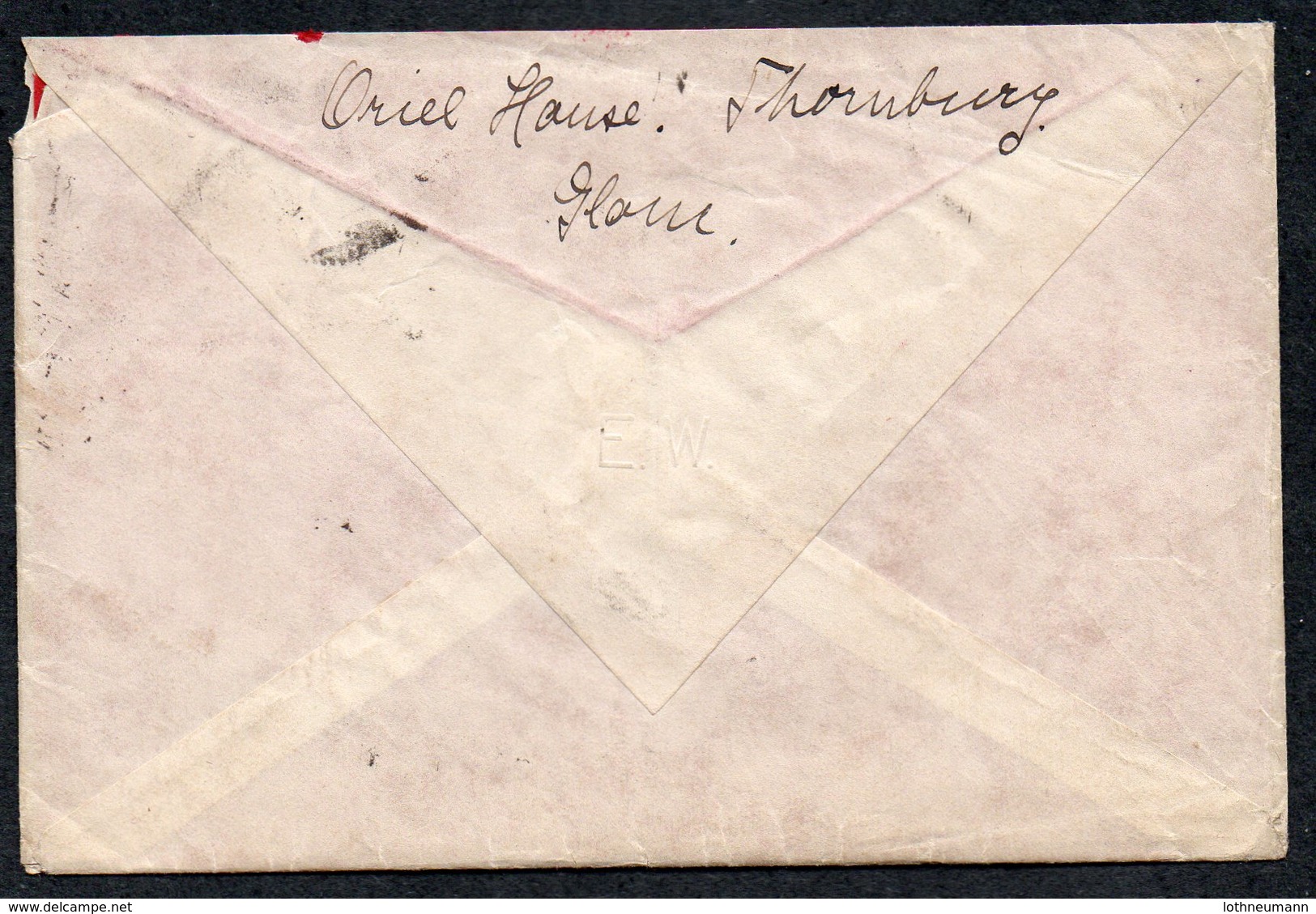 GB 1902: 2 1/2 D EVII De La Rue Print., Used On Cover In 1909; S.G. Spec. M16(2 Or 3) - Briefe U. Dokumente