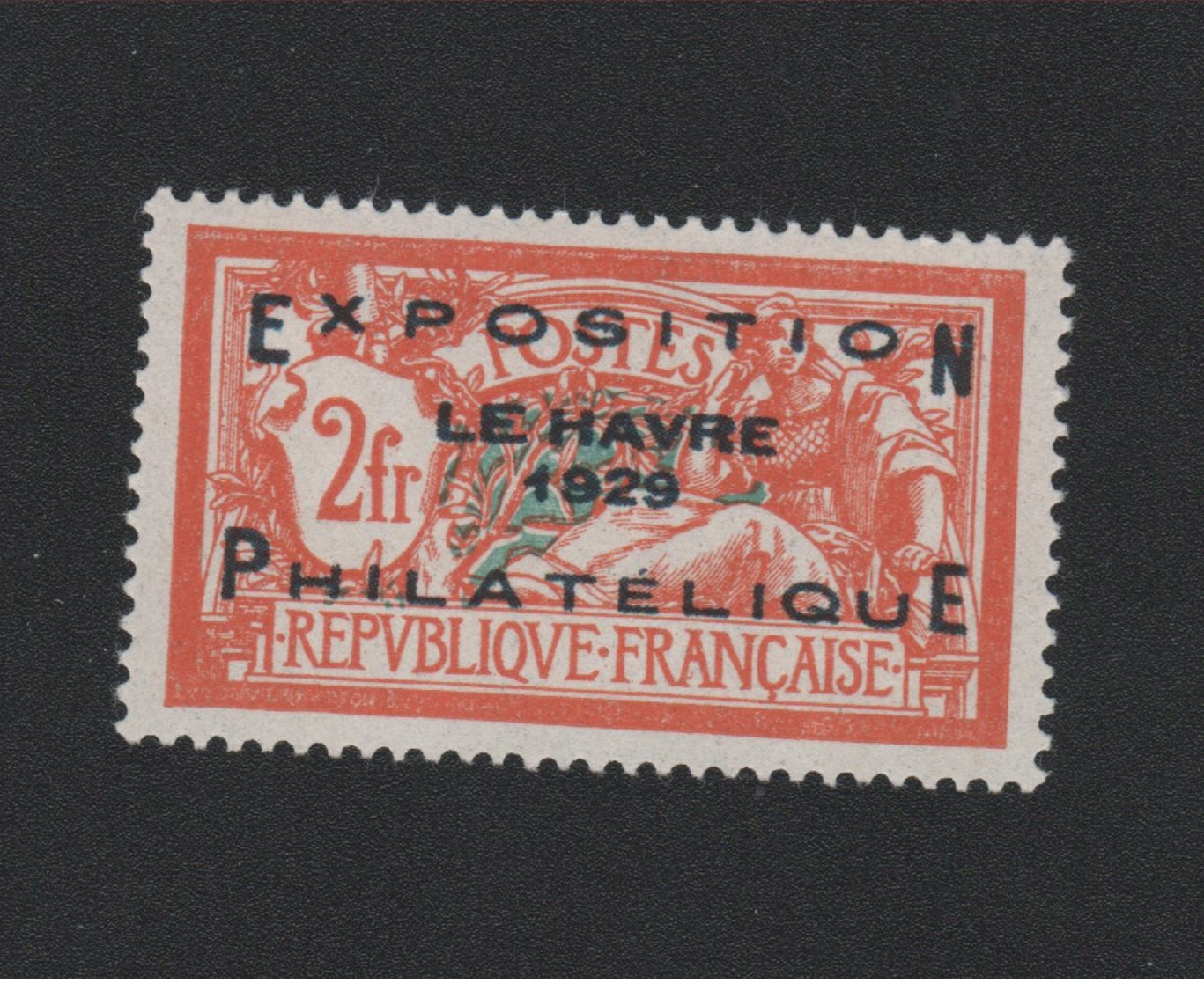 Faux N° 257A Exposition Philatélique Du Havre 2 F Merson Gomme Chranière - Unused Stamps