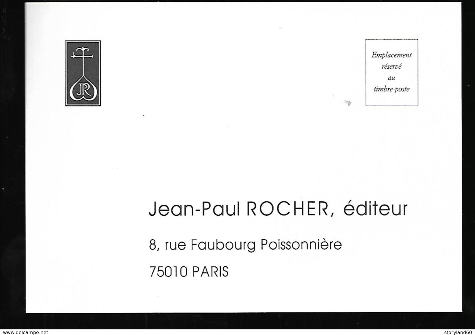 Cpm St004408 Carte Com Jean Paul Rocher éditeur Paris - Altri & Non Classificati