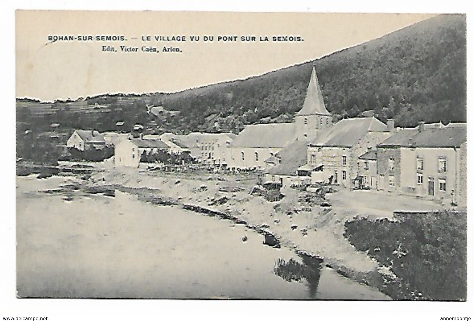 Bohan-sur-Semois - Le Village Vu Du Pont Sur La Semois. - Vresse-sur-Semois