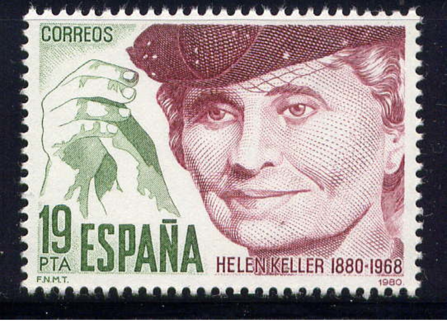 ESPAGNE - 2220** - HELEN KELLER - Neufs