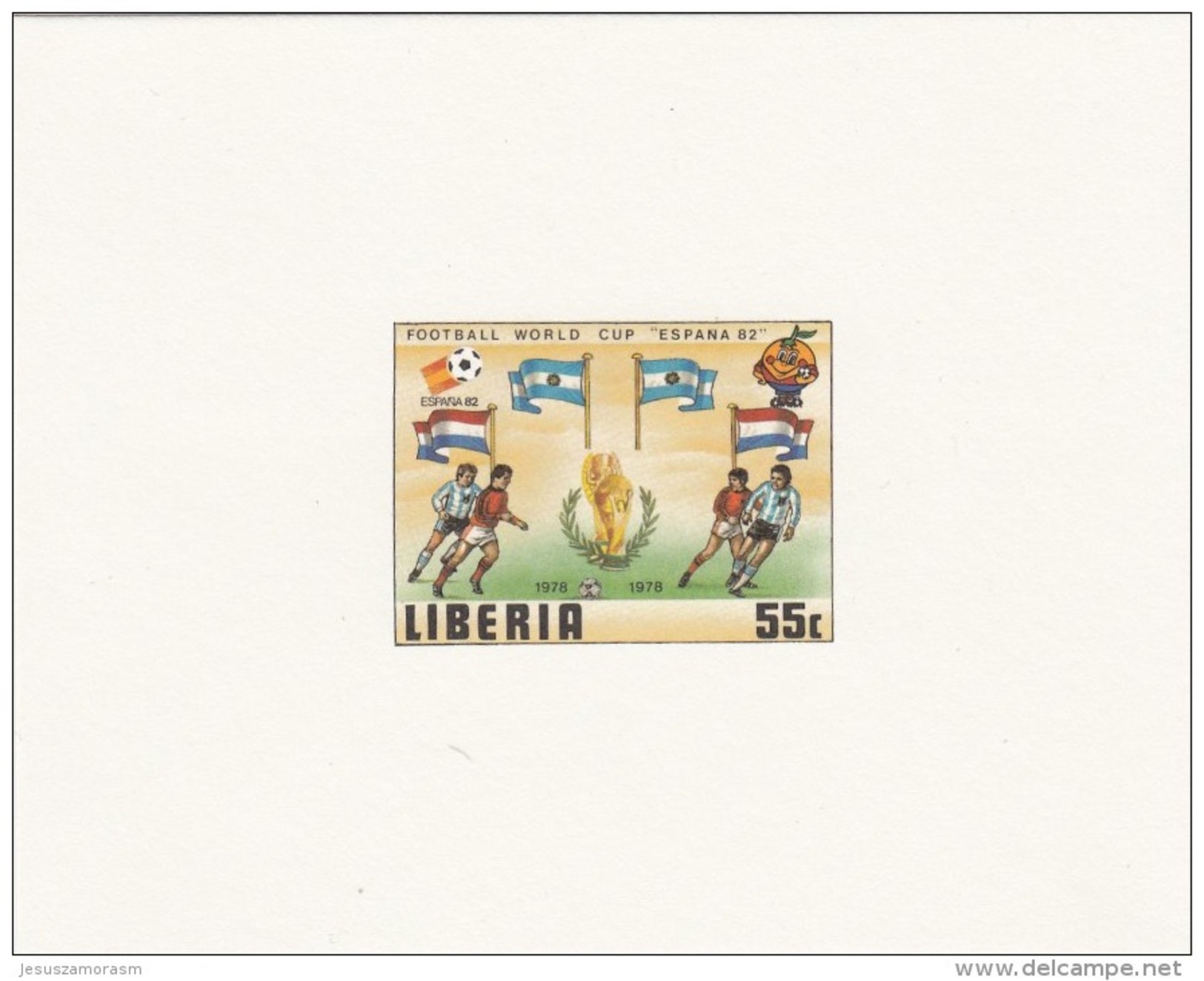 Liberia Nº 886 Al 891 En Pruebas - 1982 – Espagne