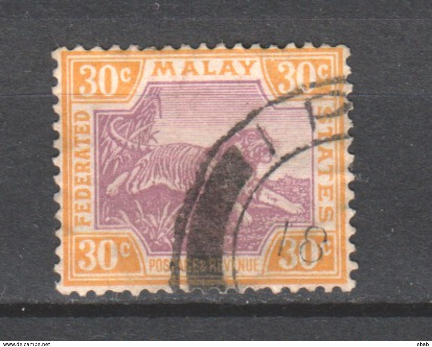 Malaysia 1929 Mi 69 Canceled - Fédération De Malaya