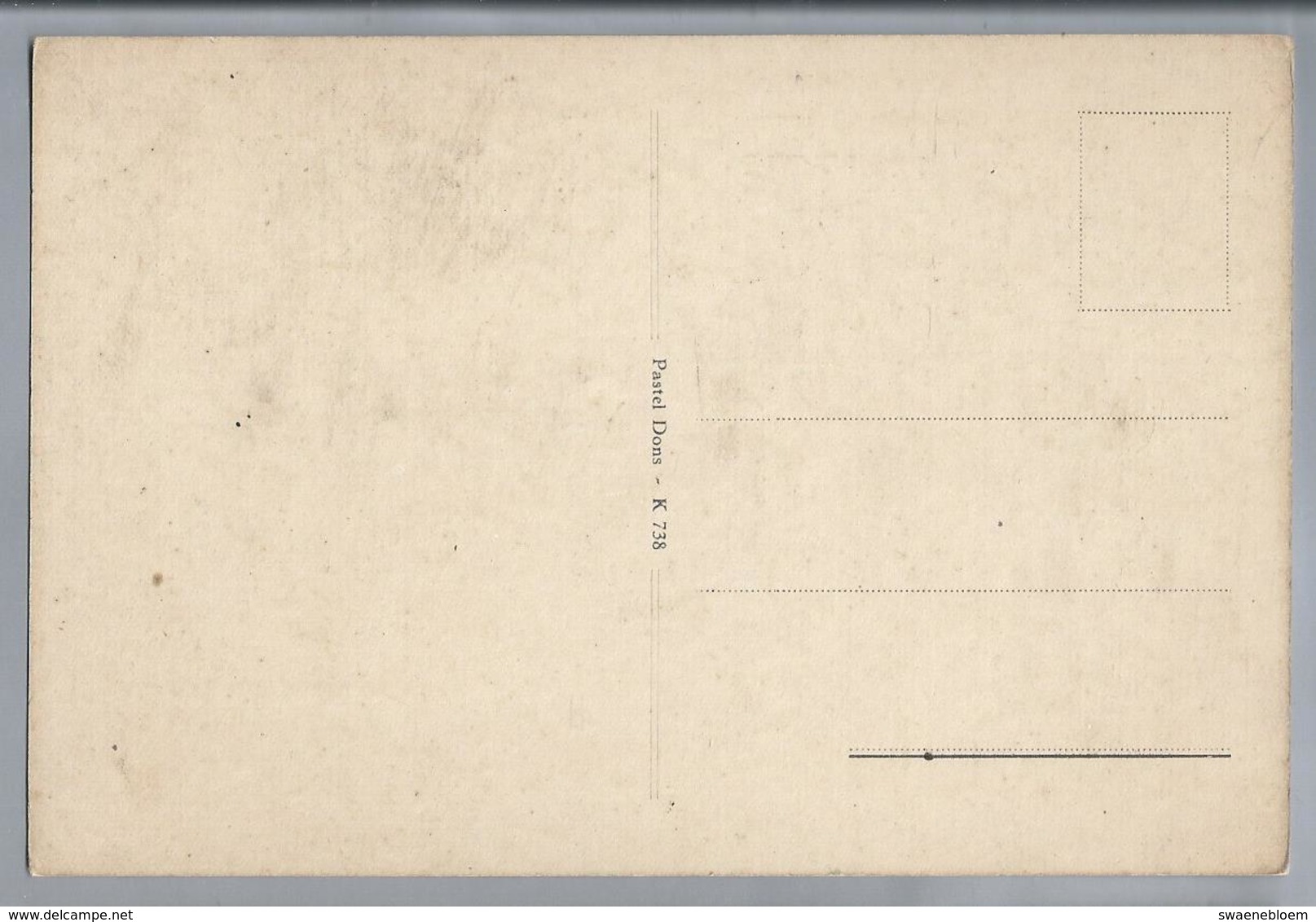 NL.- UTRECHT. STATENKAMER. D.A. DONS. Schilder. Pastel Dons - K 738. - Schilderijen