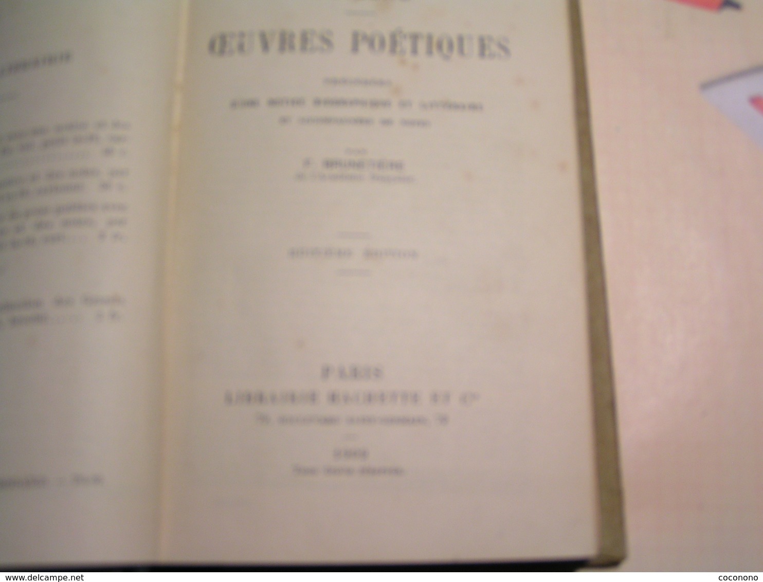 Livres - Oeuvres Poétiques De Boileau Précédées D'une Notice Biographique Et Littéraire - 8 ème Edition - Auteurs Français