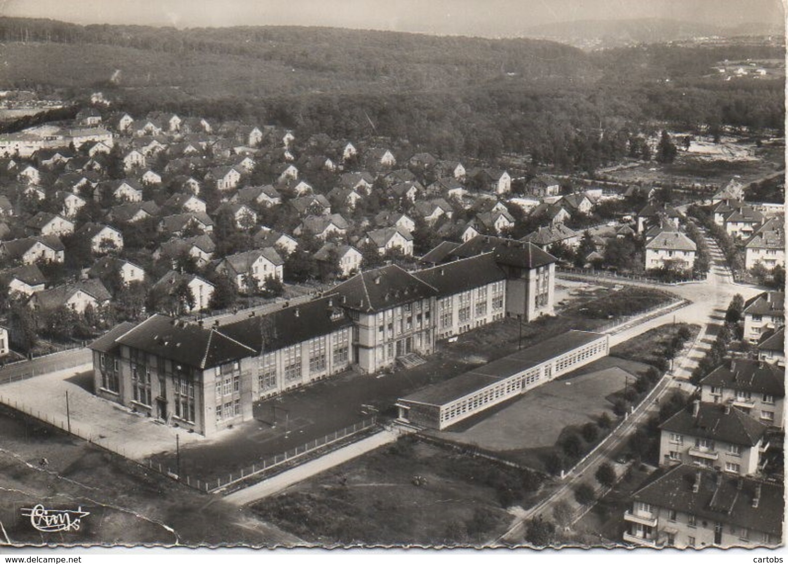 57 STIRING-WENDEL  Cité Habsterdick Centre Commercial Vue Aérienne - Autres & Non Classés