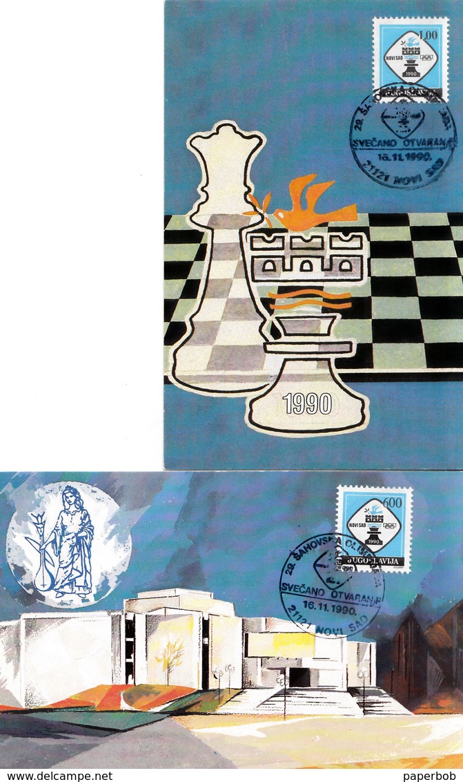 CHESS OLYMPIC  1990 - OPENING CANCEL - Chess