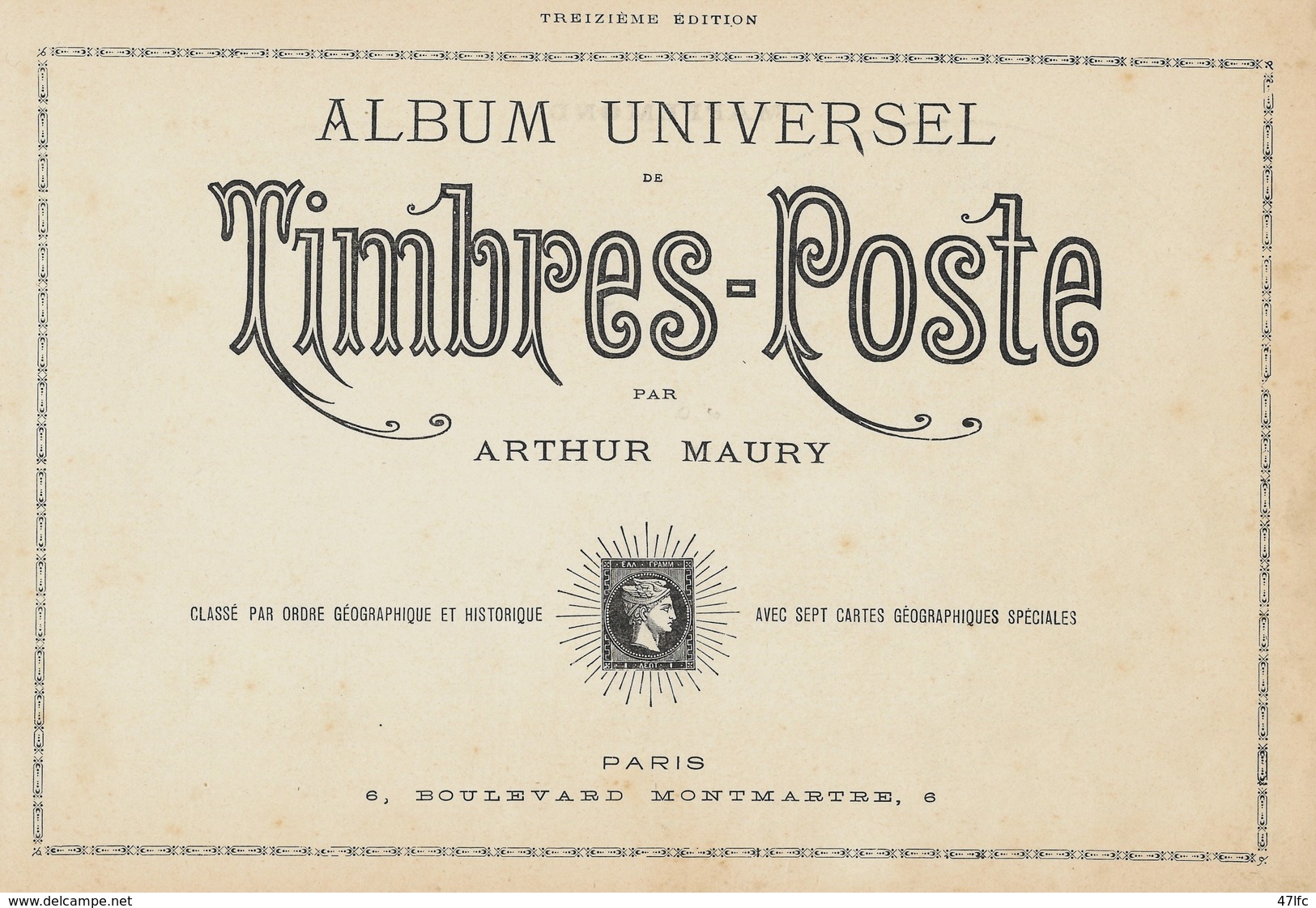 Un LOT En Vrac De 970 TIMBRES Oblitérés, Sur Charnières, Fin XIXe/début XXe (1857 à 1930 - Prov. Album Maury) - Collections (sans Albums)