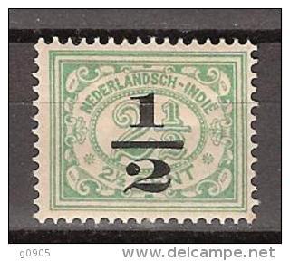 Nederlands Indie Netherlands Indies Dutch Indies 138 MLH ; Nooduitgifte 1917-1918 - Niederländisch-Indien