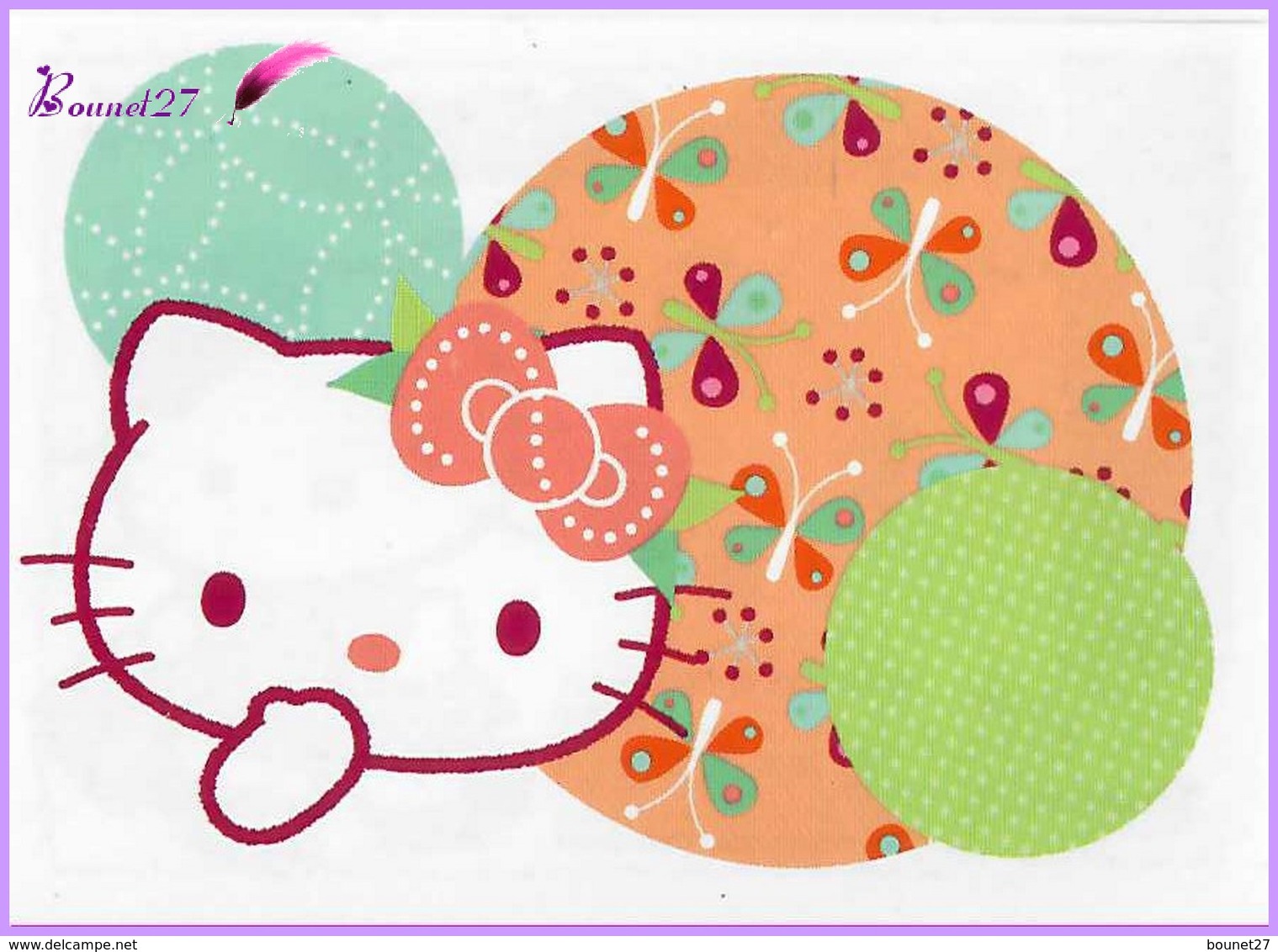 Vignette Autocollante PANINI De 2011 " HELLO KITTY Image N° 64 Normale " Pour L'album B-COOL - Sonstige & Ohne Zuordnung