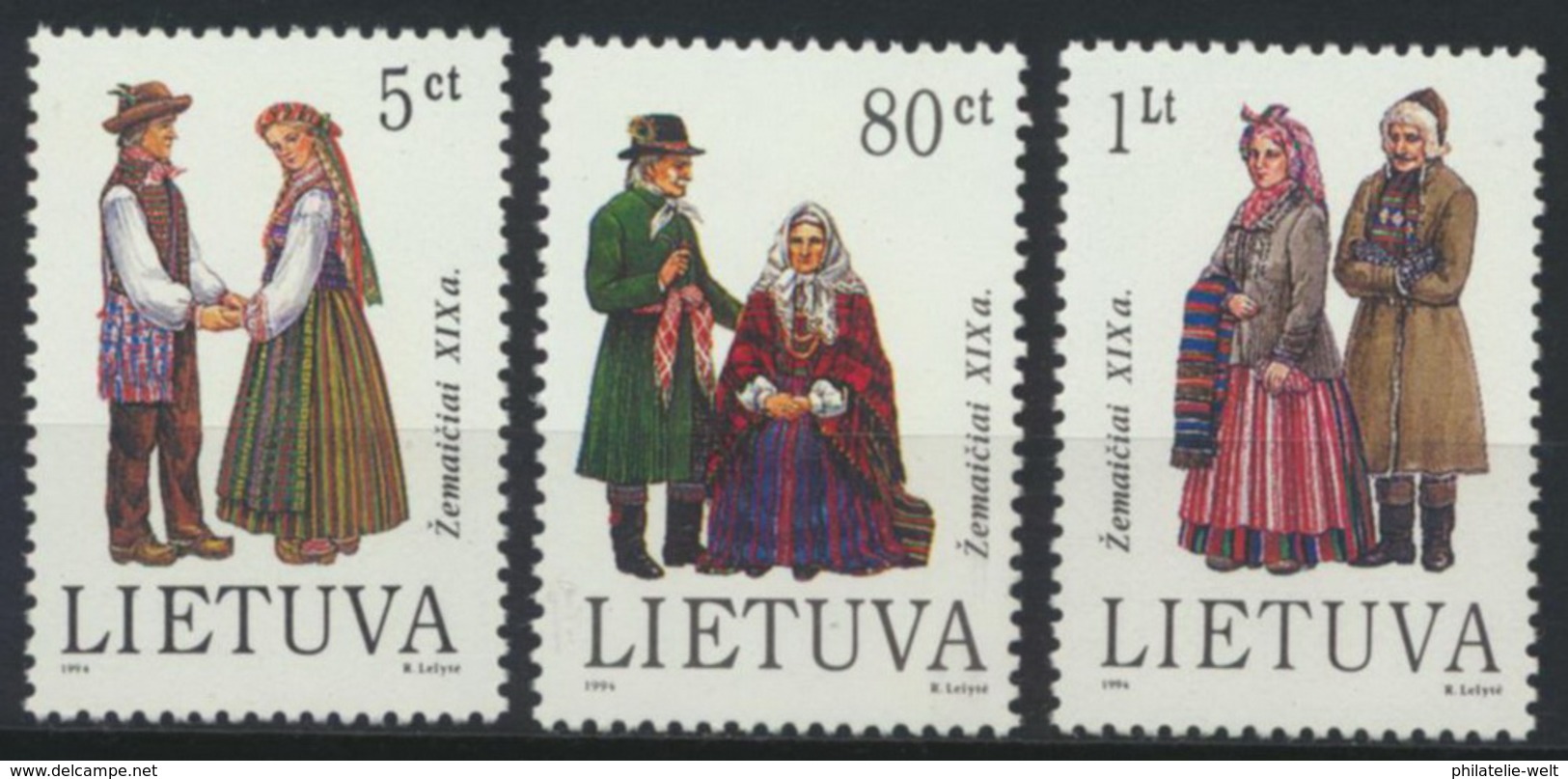 Litauen 557/59 ** Postfrisch - Litauen