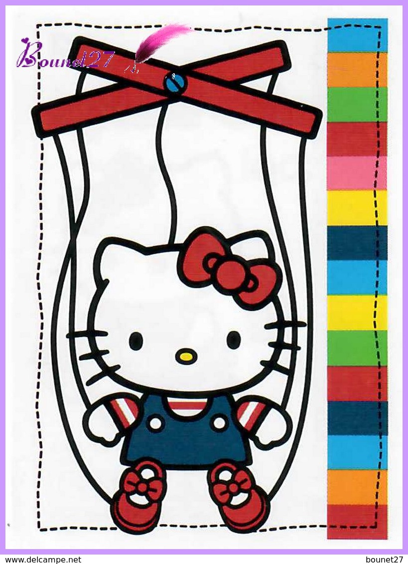 Vignette Autocollante PANINI De 2011 " HELLO KITTY Image N° 79 Normale " Pour L'album B-COOL - Other & Unclassified